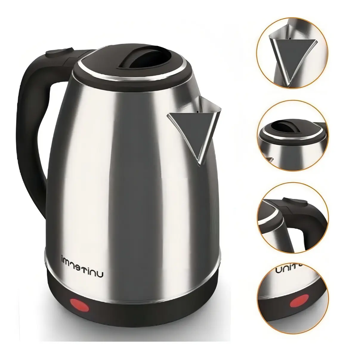 Chaleira Eletrica Atacama 1,8l Prateado 127 v Unitermi 1200 W
