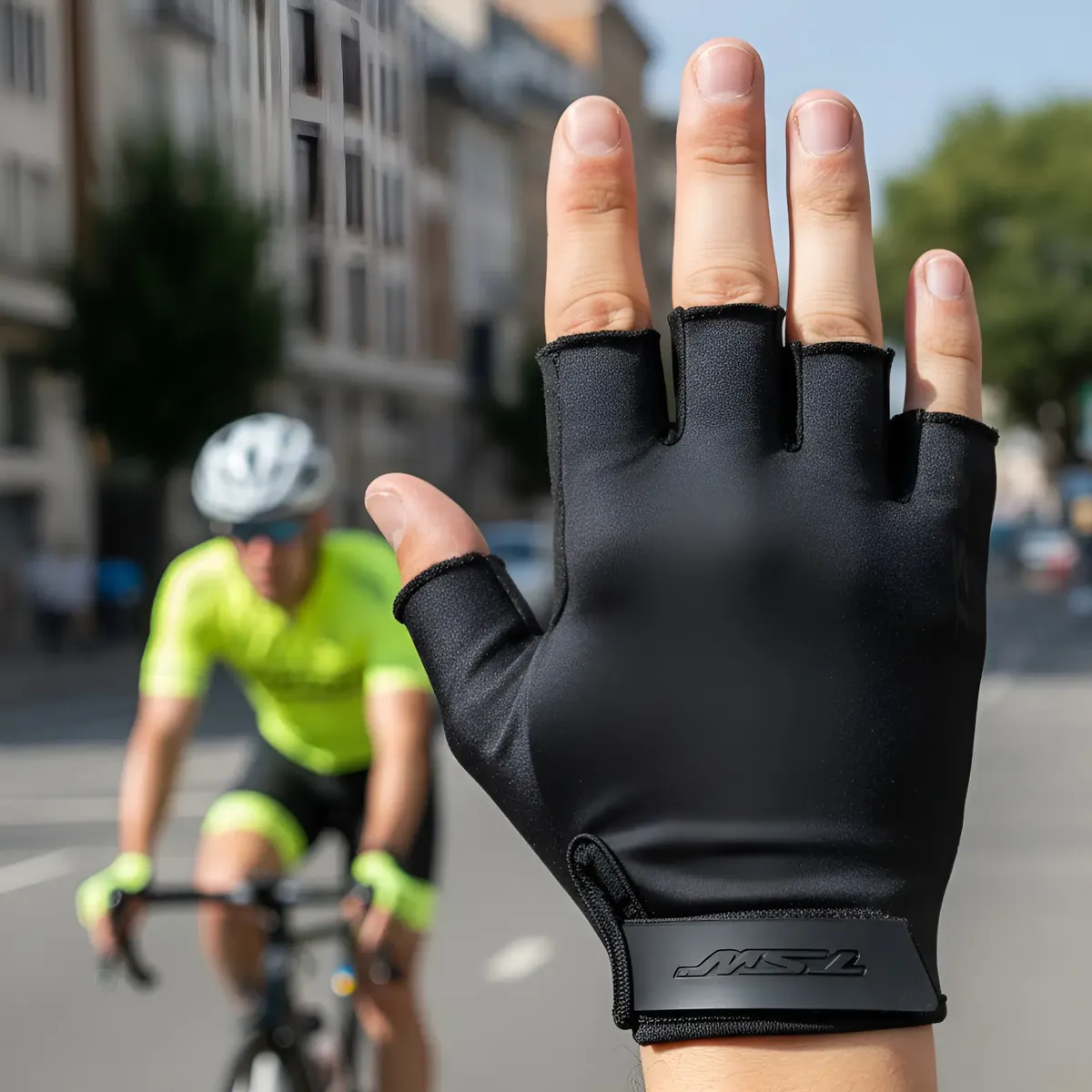 Luva Ciclista Mtb Ciclismo Tsw Speed Meio Dedo