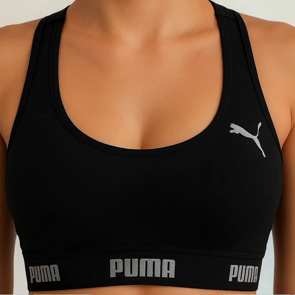 Top Puma Academia Fitness Original Nadador Alta Sustentação